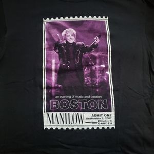 VTG Barry Manilow 2007 Boston Concert T-shirt large